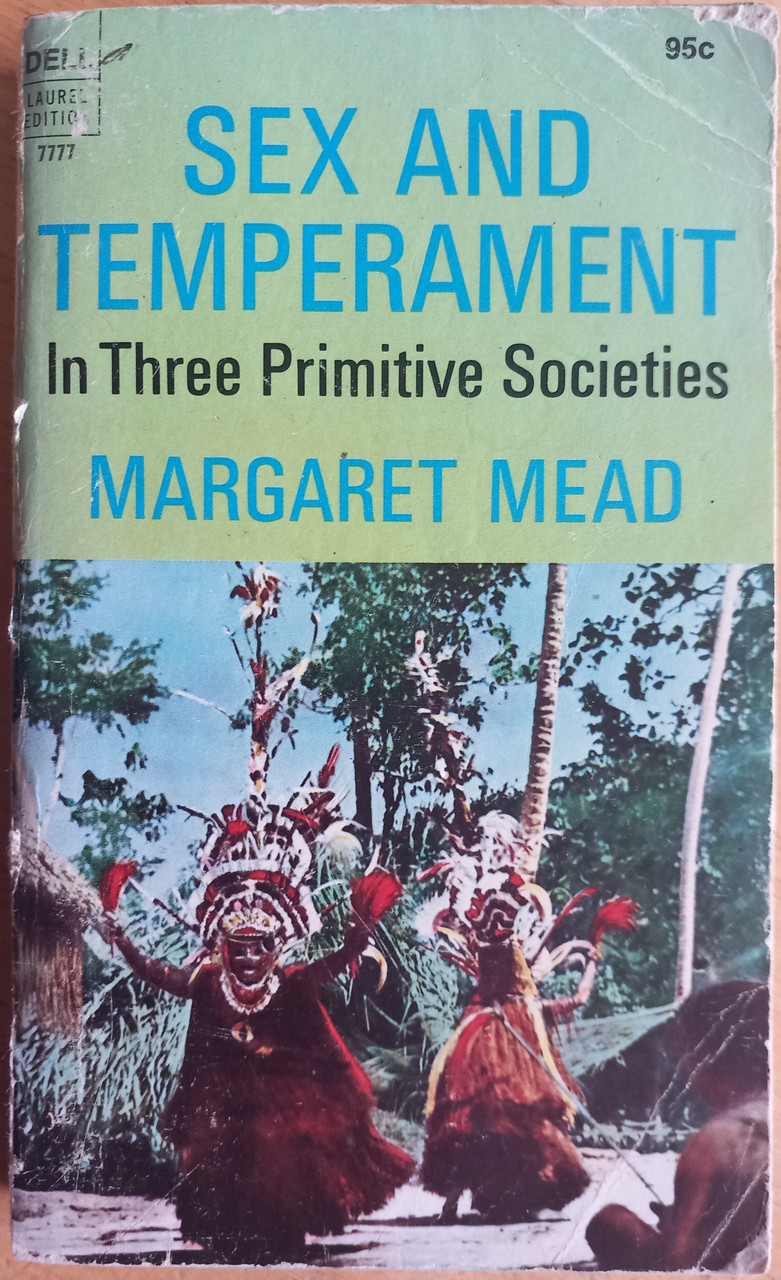 Edição de 1968 da editora Dell de Mead, Sex and Temperament in three primitive societies